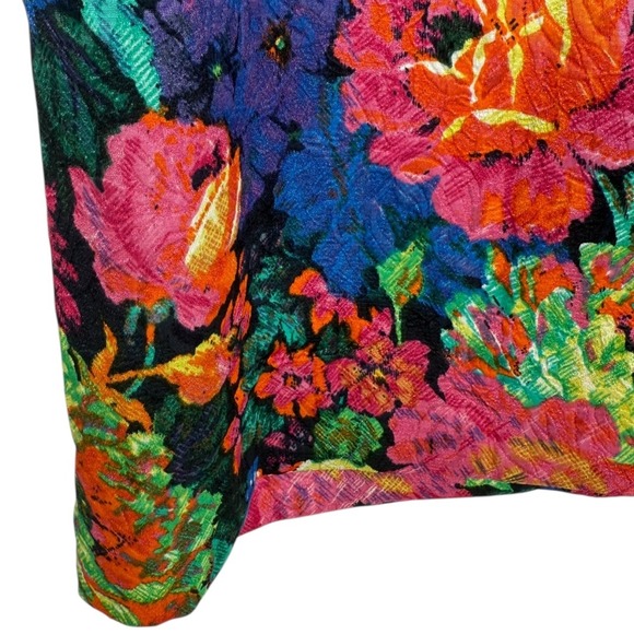 Anthropologie HD in Paris Tropicalist Colorful Floral Mini Shift Dress Sz Medium - Picture 11 of 16